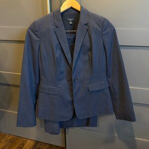 Ann Taylor Blue Blazer Dress